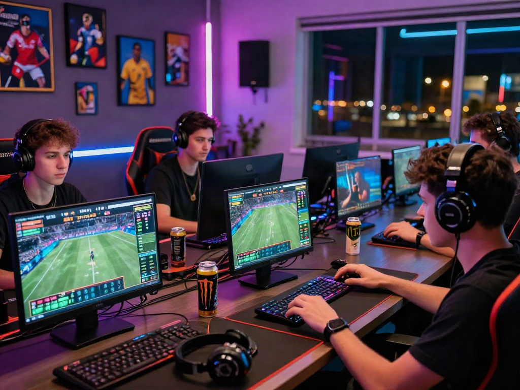 Exciting online gaming experience at http://11bet-app.net/ with players engaged in sports betting.