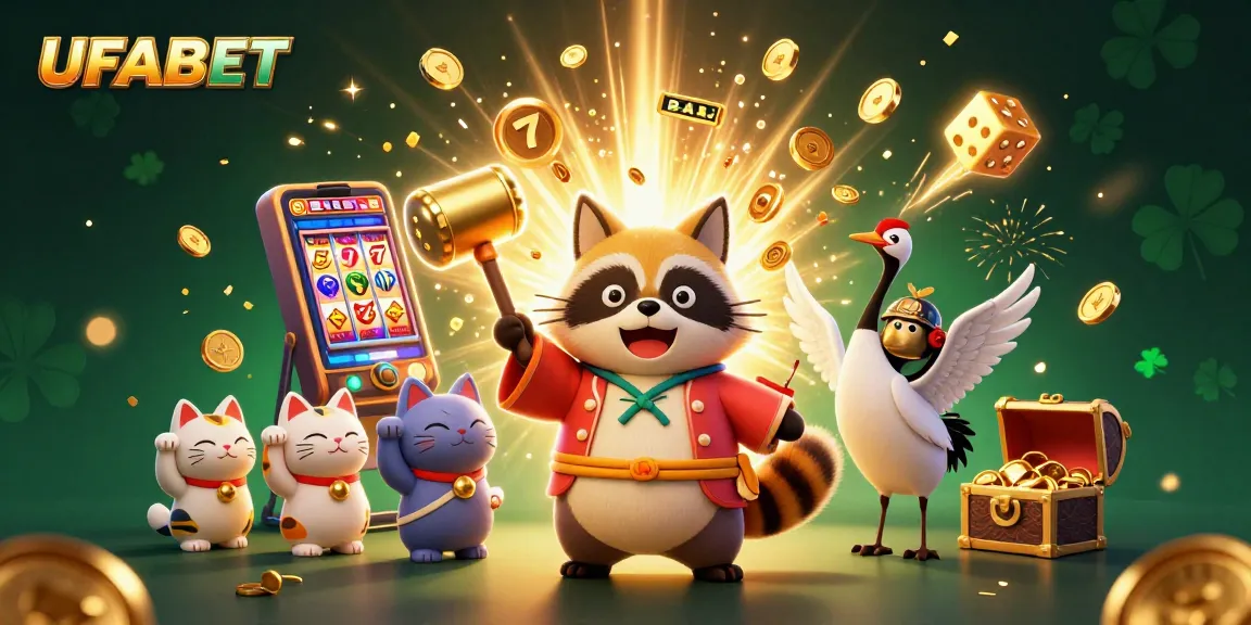UFABET offers exciting slot game visuals with colorful characters and jackpot features.