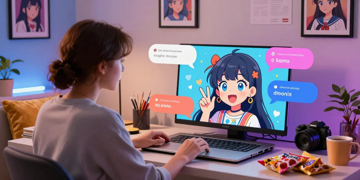 Engage in free AI ecchi chat with diverse characters in a vibrant online setting.