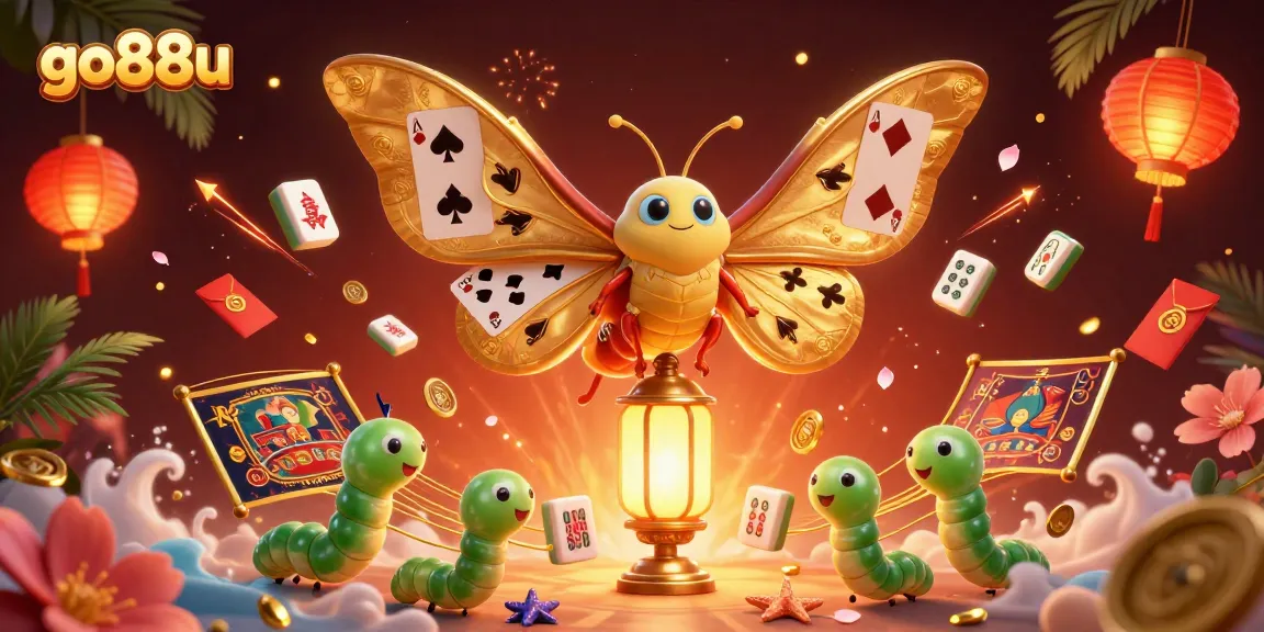 Experience the thrill of go88u with a vibrant 3D casino scene featuring lucky elements and motifs.