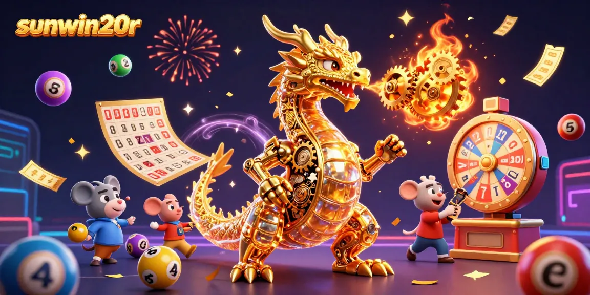 Experience thrilling moments at sunwin20r with an exciting game scene featuring vibrant gambling elements.